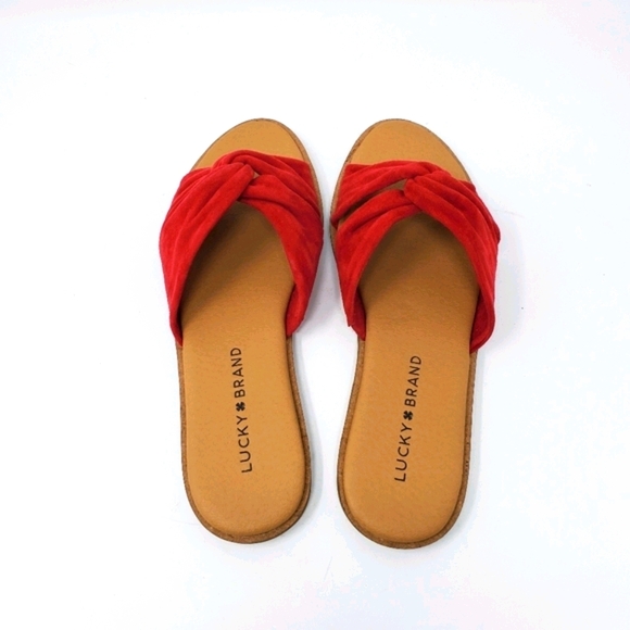 Lucky Brand Dezzee Leather Open Toe Sandal - Picture 4 of 5